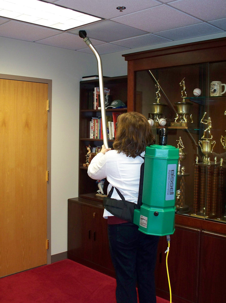 Bissell BigGreen Commercial BG1001 igh Filtration Backpack Vacuum 1375W 25.5" - Diamond Home USA