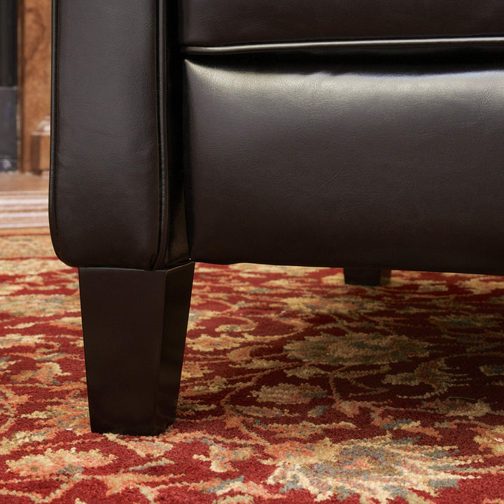 GDStudio Lucas Space-Saving Leather Recliner|Perfect for Home or Office|Ideal - Diamond Home USA