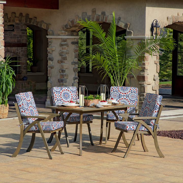 Arden Selections Modern Outdoor Dining Chair Cushion 20 x 20