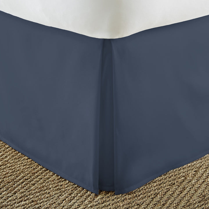 Solid Color Pattern 14-inch Drop Bed Skirt Size Elegant Luxurious