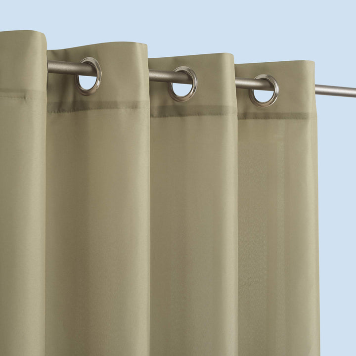 Sun Zero Marina Indoor/Outdoor UV Protectant Energy Efficient Grommet Curtain