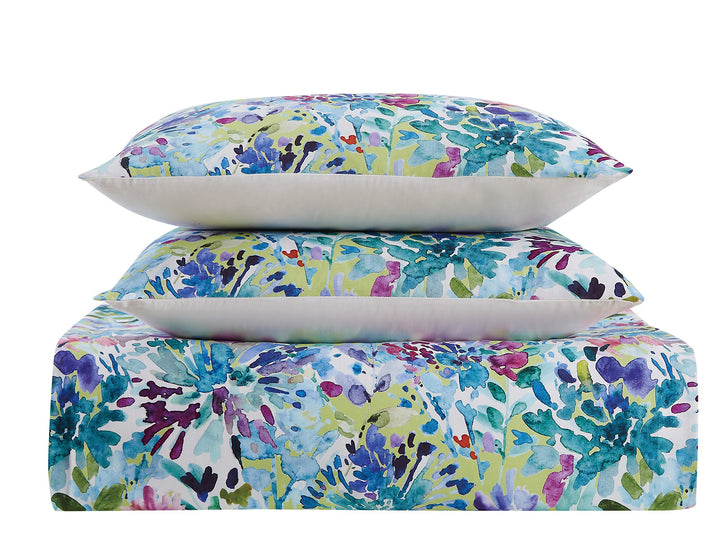 Christian Siriano - CS3437KG-1500 Dhalia Botanical Floral Comforter Sets King - Diamond Home USA