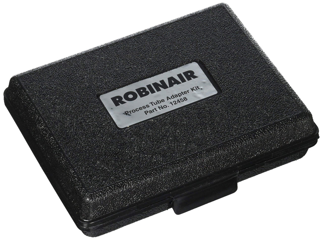 Robinair 12458 Process Tube Adapter Kit for 3/16" 1/4" 5/16" 3/8" Copper Tubing