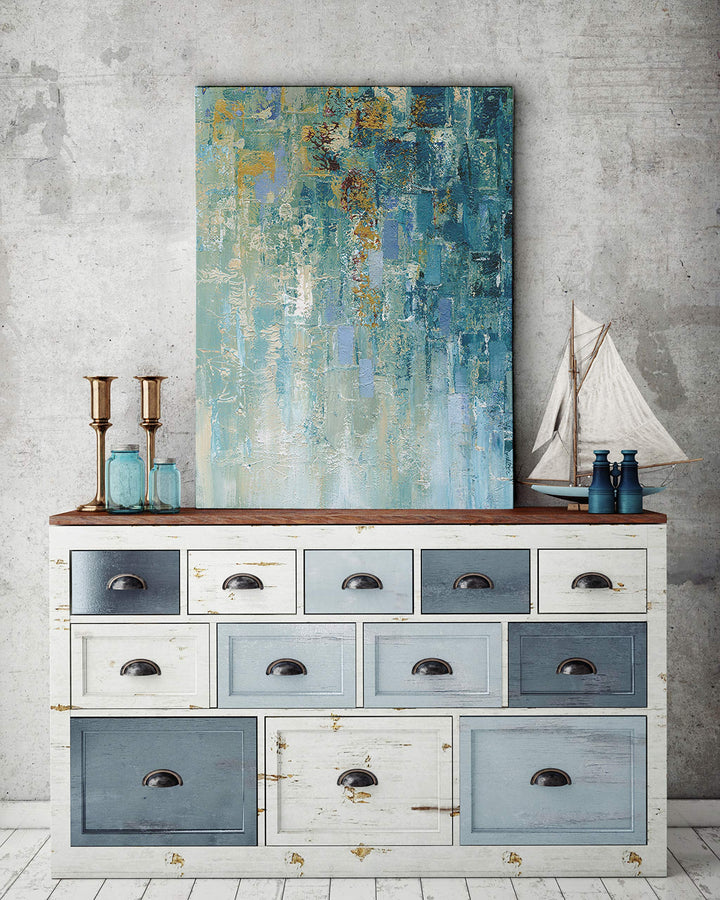 Wexford Home I Love The Rain Detail I - Premium Gallery Wrapped Canvas 36X48 - Diamond Home USA