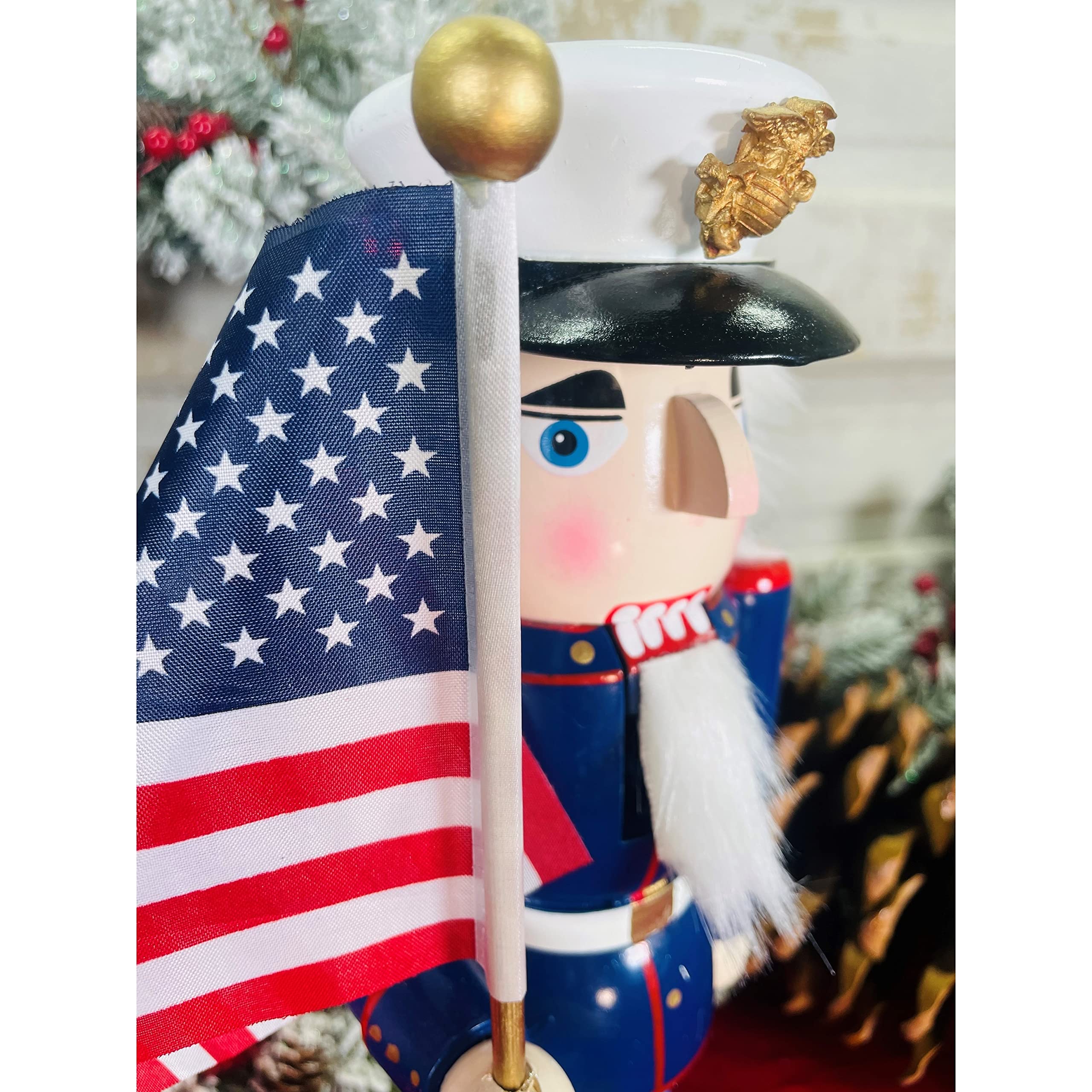 Santa's Workshop Marine Nutcracker - Thumbnail 4