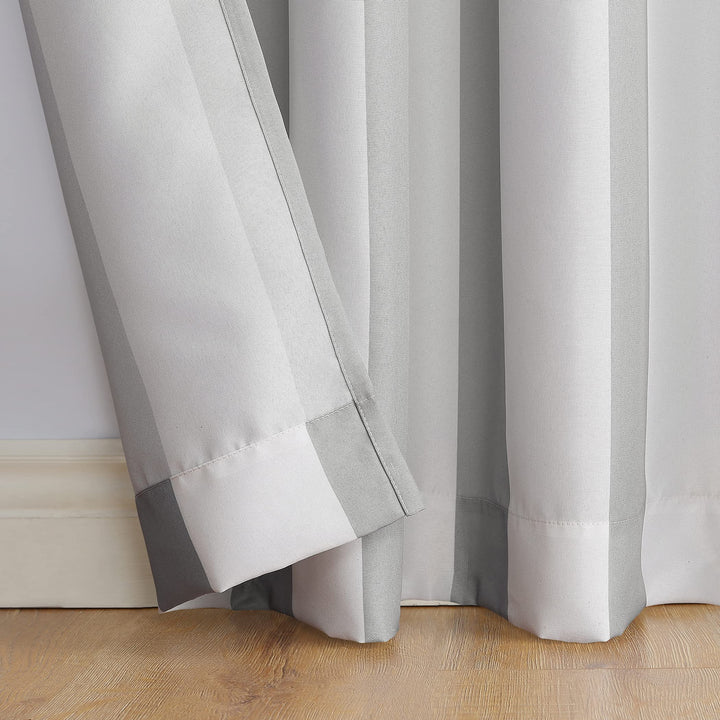 Sun Zero Valencia Cabana Stripe Indoor/ Outdoor Curtain Panel