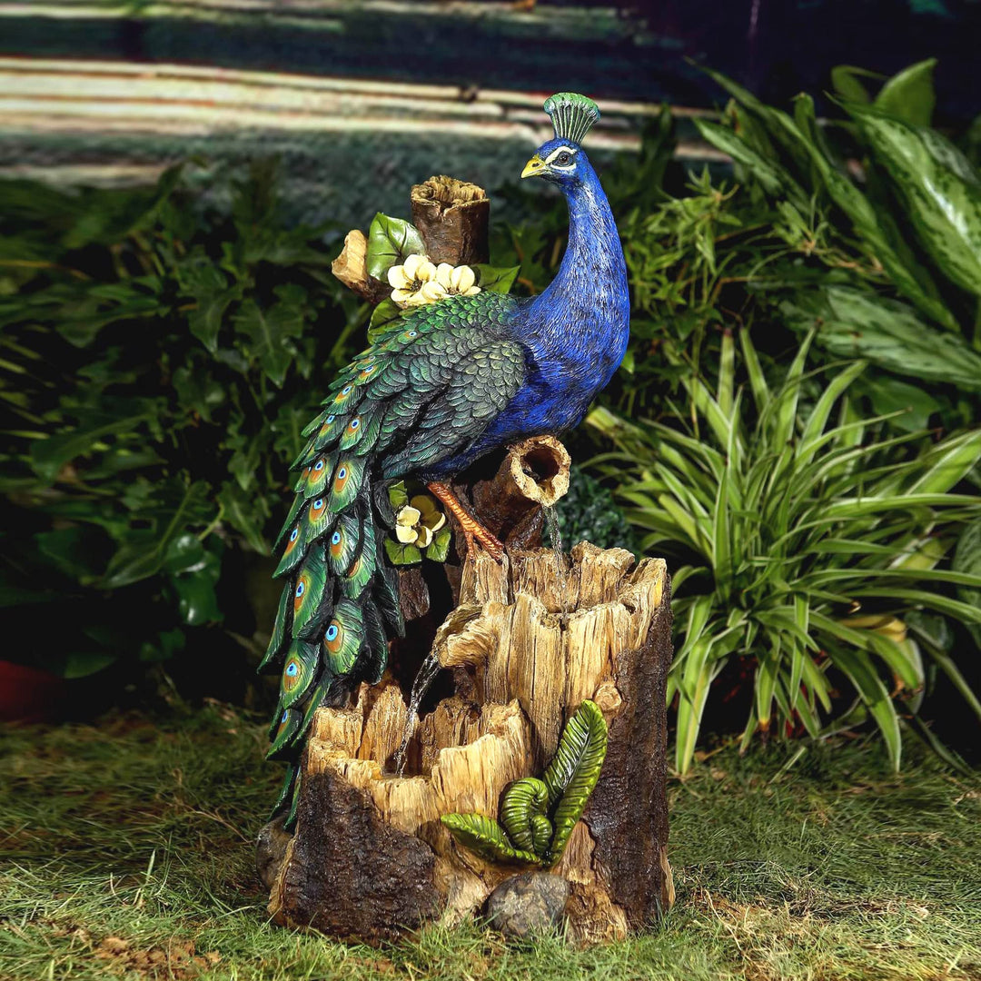 Jeco Inc. FCL170 Peacock Outdoor Fountain
