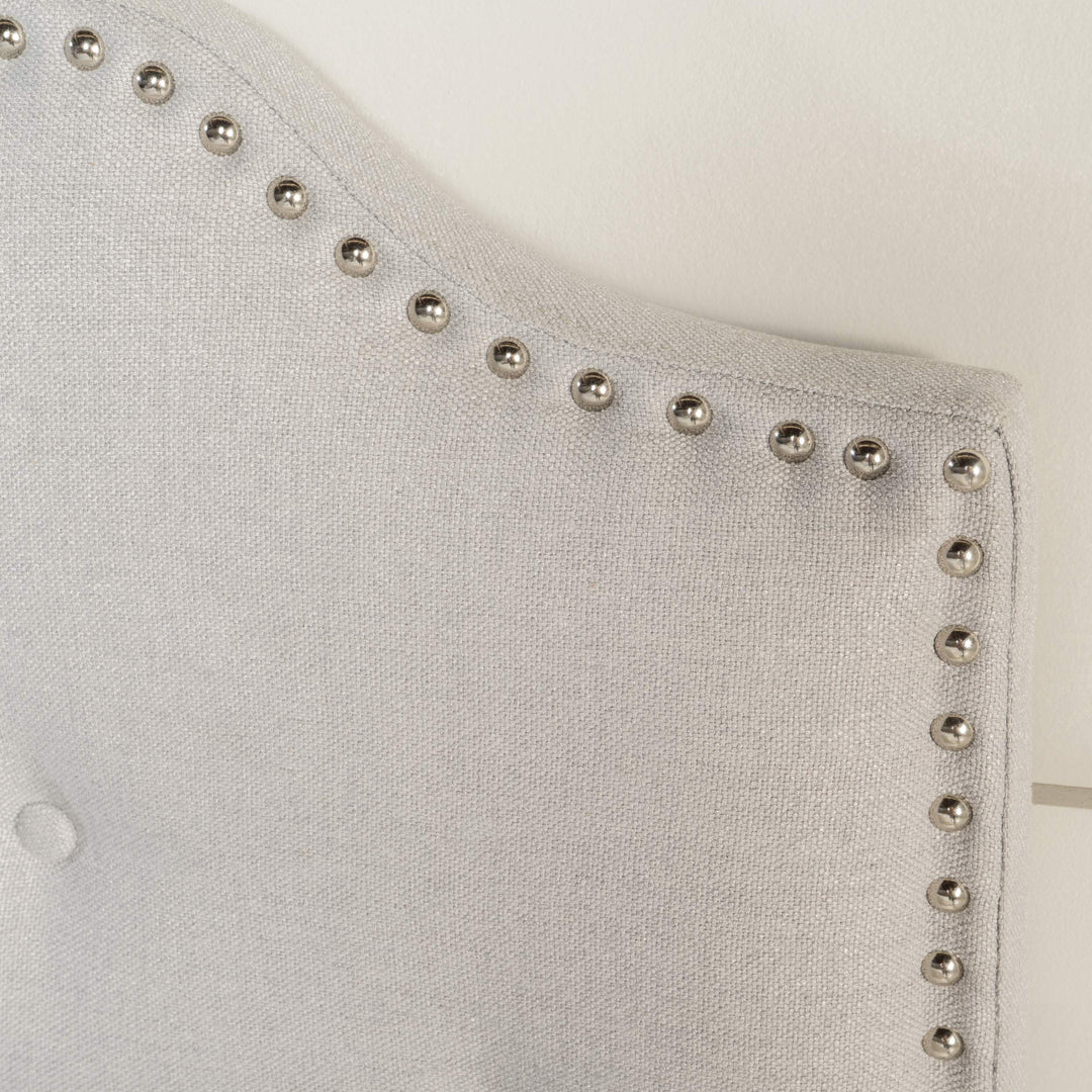 Christopher Knight Home Austell Fabric Headboard Queen / Full Light Grey - Diamond Home USA