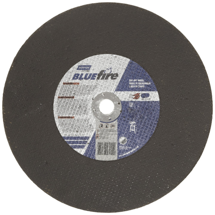 Norton Blue Fire Large Diameter Stationary Saw Reinforced Abrasive Cut-Off Wheel