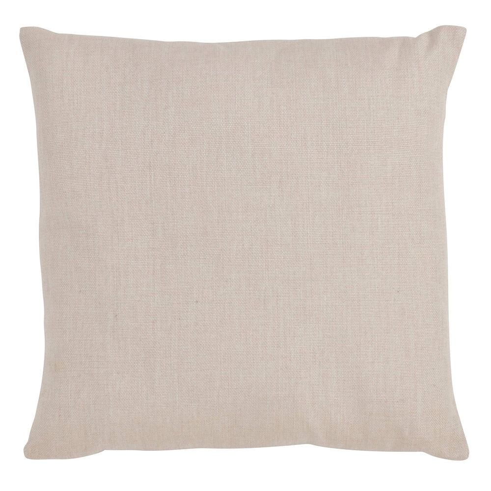 Beige Eucalyptus Print Throw Pillow Floral Traditional Polyester One - Diamond Home USA