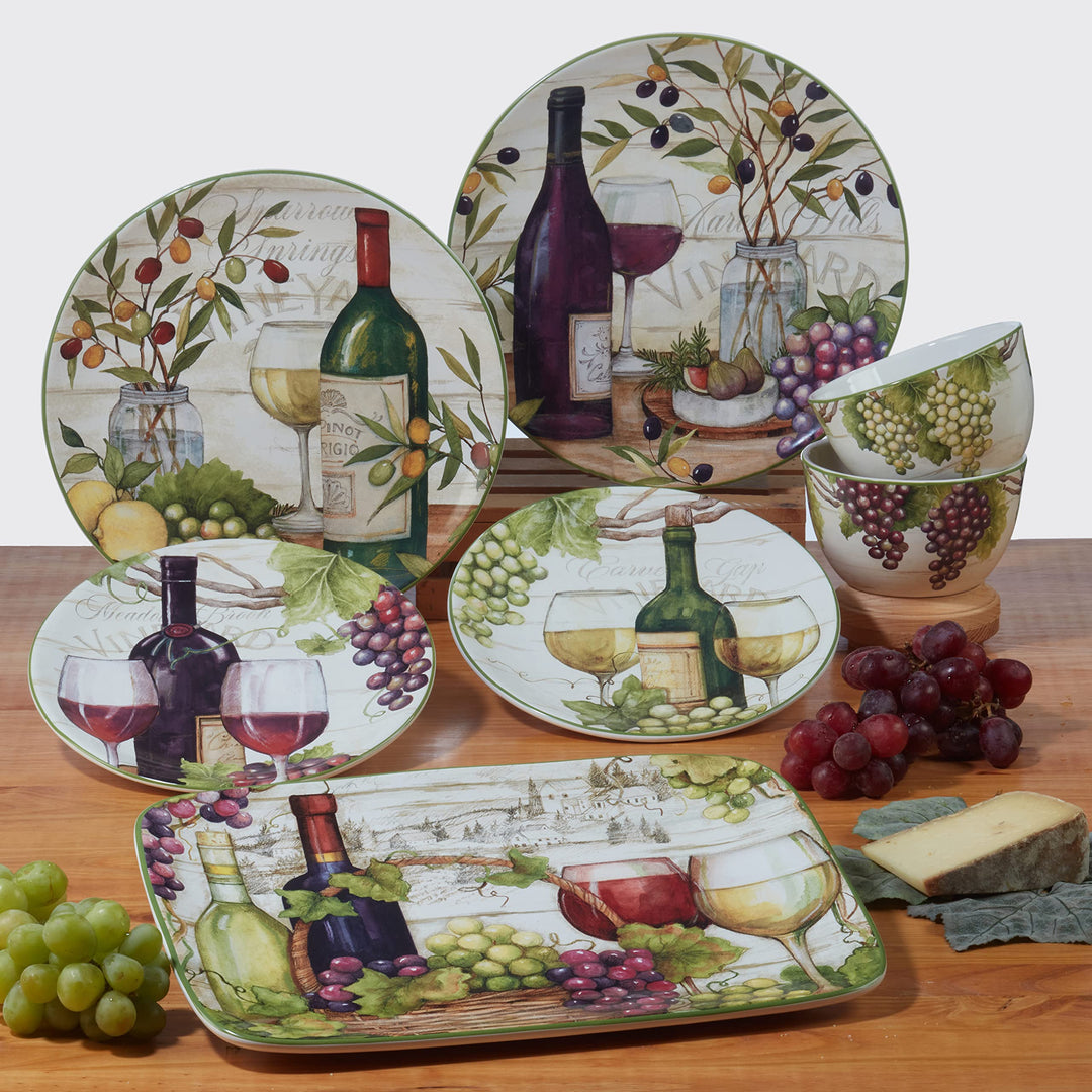 Certified International Meadow Brook 128 oz. Serving/Pasta Bowl 13" x 3" - Diamond Home USA
