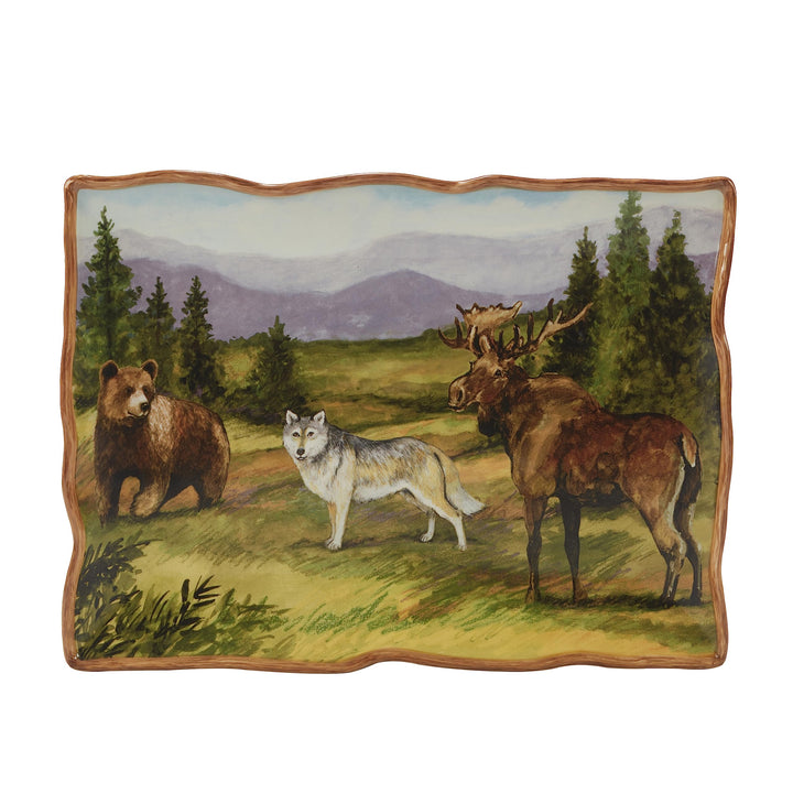 Certified International Mountain Summit Rectangular Platter 16" x 12" - Diamond Home USA