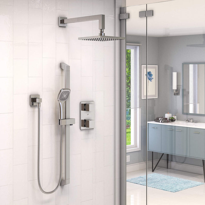 Keeney Belanger KIT-QUA140TCP Rain Thermostatic Dual Function Complete hower