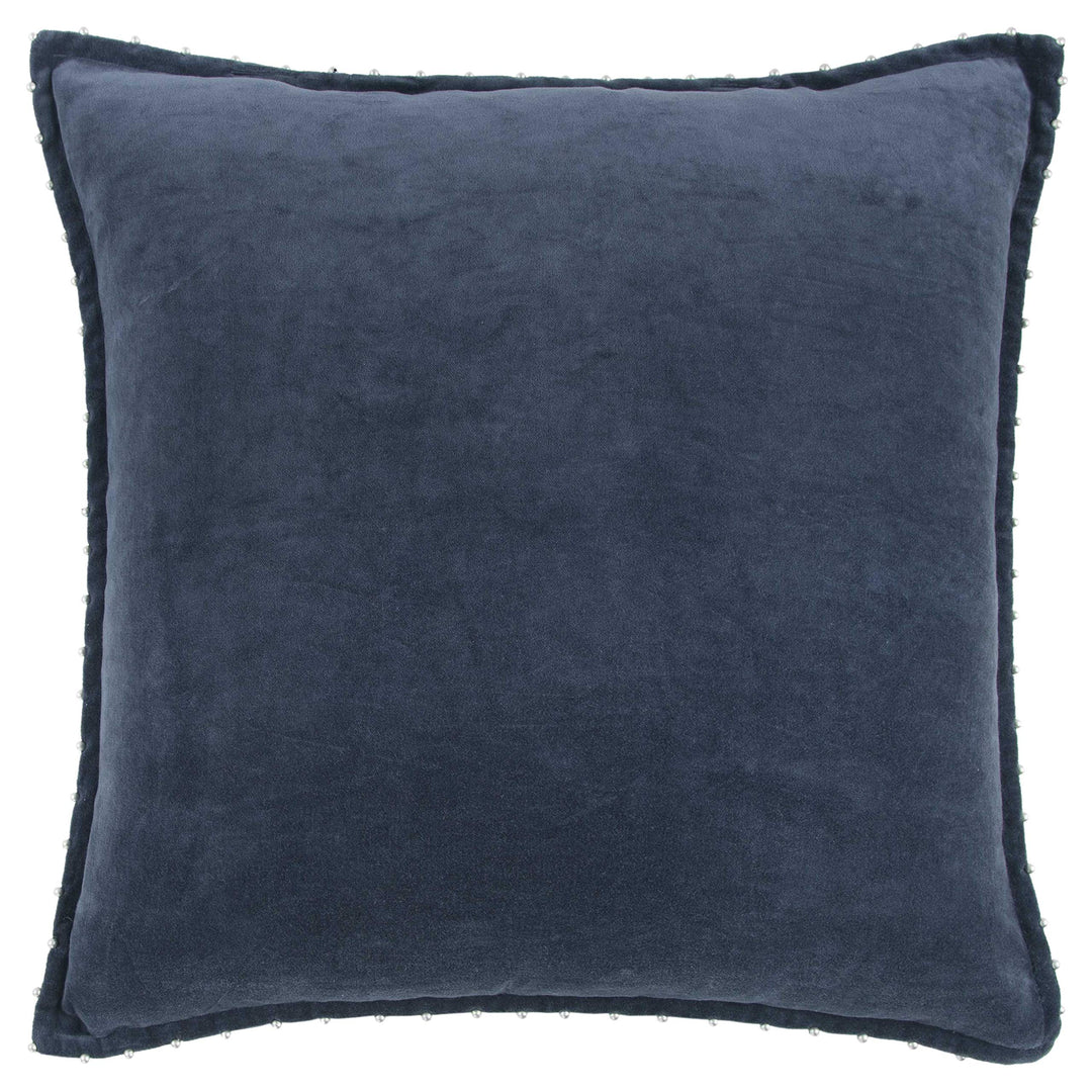 Rizzy Home|T13194|22"x22" Blue Decorative Pillow|Cover Only Indigo
