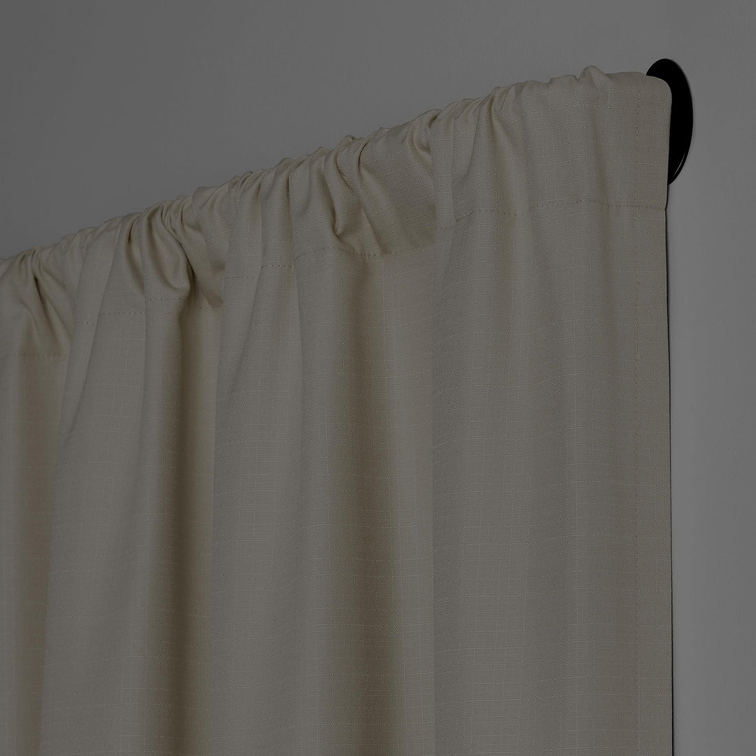 Eclipse Clinton Curtain Rods Black Out Curtain Rod 5/8 Inch Double Bar Wrap - Diamond Home USA