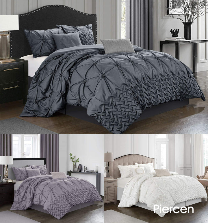 Stratford Park Layla Comforter Set Queen Purple