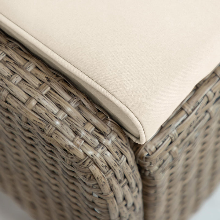 Greemotion Garda 2-Piece Outdoor Patio Aluminum Polyrattan Wicker Outdoor - Diamond Home USA