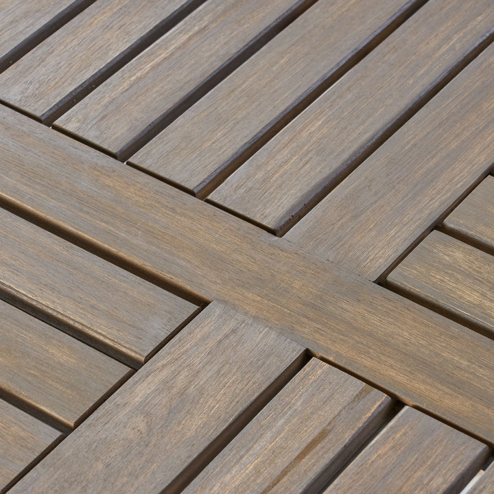 Christopher Knight Home Baia Outdoor Acacia Wood Square Dining Table