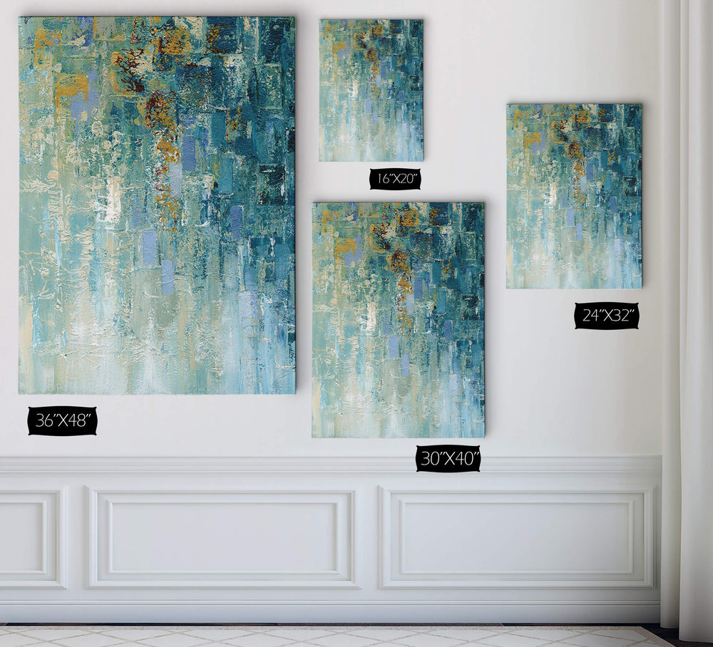 Wexford Home I Love The Rain Detail I - Premium Gallery Wrapped Canvas 36X48 - Diamond Home USA