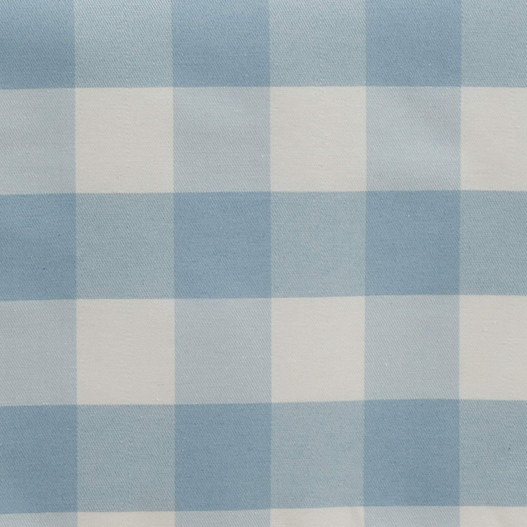 SARO LIFESTYLE Nautica Collection Cotton And Poly Blend Buffalo Plaid Runner 16" 16"x120" - Blue - Diamond Home USA