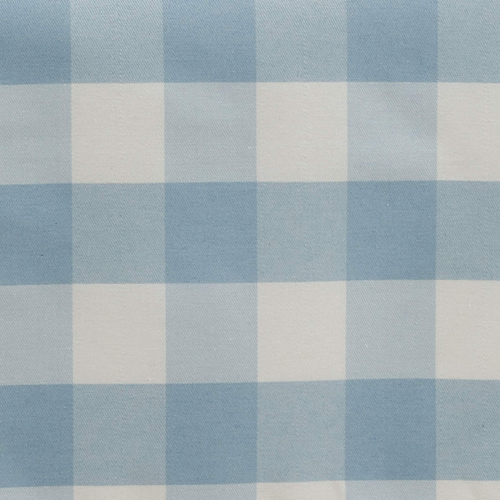 SARO LIFESTYLE Nautica Collection Cotton And Poly Blend Buffalo Plaid Runner 16" 16"x120" - Blue - Diamond Home USA