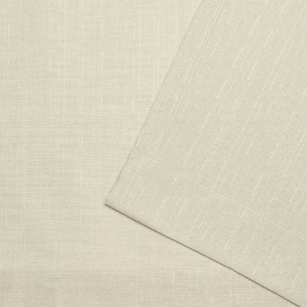 Exclusive Home Loha Light Filtering Pinch Pleat Curtain Panel Pair 96" Length 27x96 - Natural - Diamond Home USA