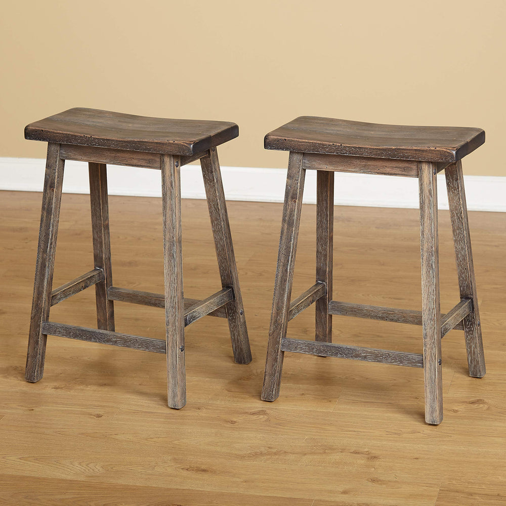 Target Marketing Systems Marney Mid Century 2 Piece Counter Height Kitchen Grey - Diamond Home USA