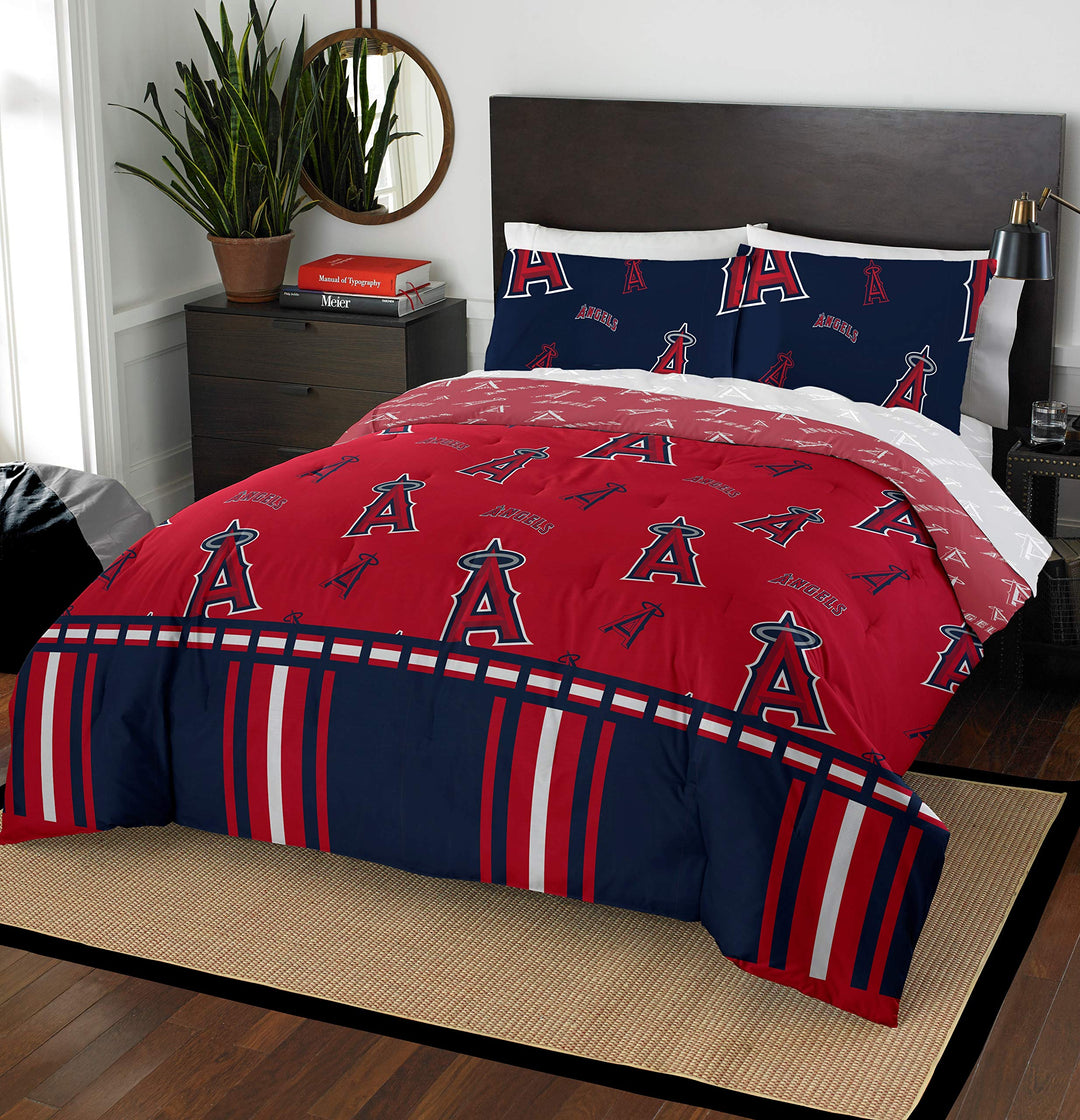 MLB Angels Full Bed in a Bag Complete Bedding Set #814218907