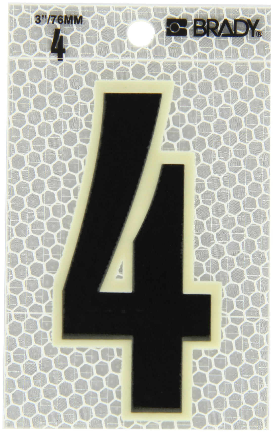 Brady 3010-4 3-1/2" Height 2-1/2" Width B-309 High Intensity Prismatic