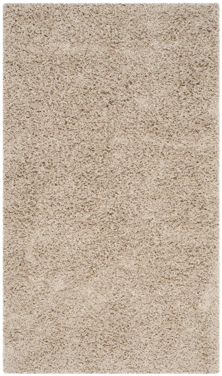 SAFAVIEH Athens Shag Collection Runner Rug - 2'3" x 8' Beige Non-Shedding & Easy
