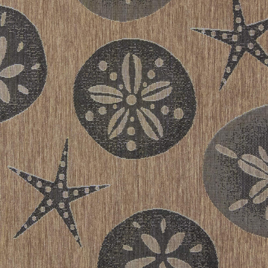 Gertmenian Indoor Outdoor Area Rug Classic Flatweave Washable Stain & UV 6'6" x 9'6" - Diamond Home USA