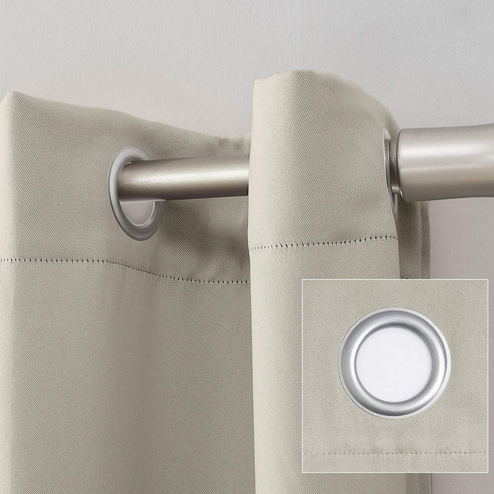 Sun Zero Hayden Energy Saving Blackout Grommet 1-Piece Curtain Panel, Single Panel