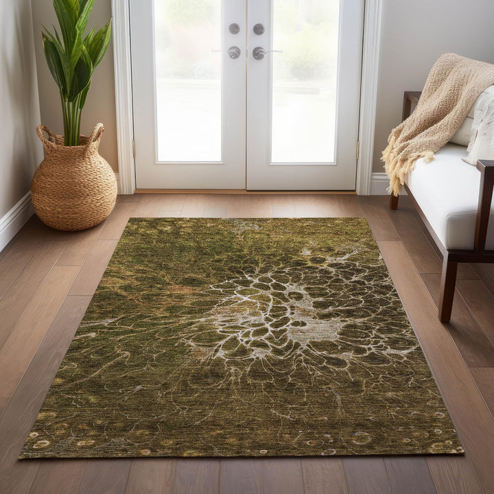 Addison Rugs Chantille ACN652 Chocolate 9' x 12' Indoor Outdoor Area Rug Easy - Diamond Home USA