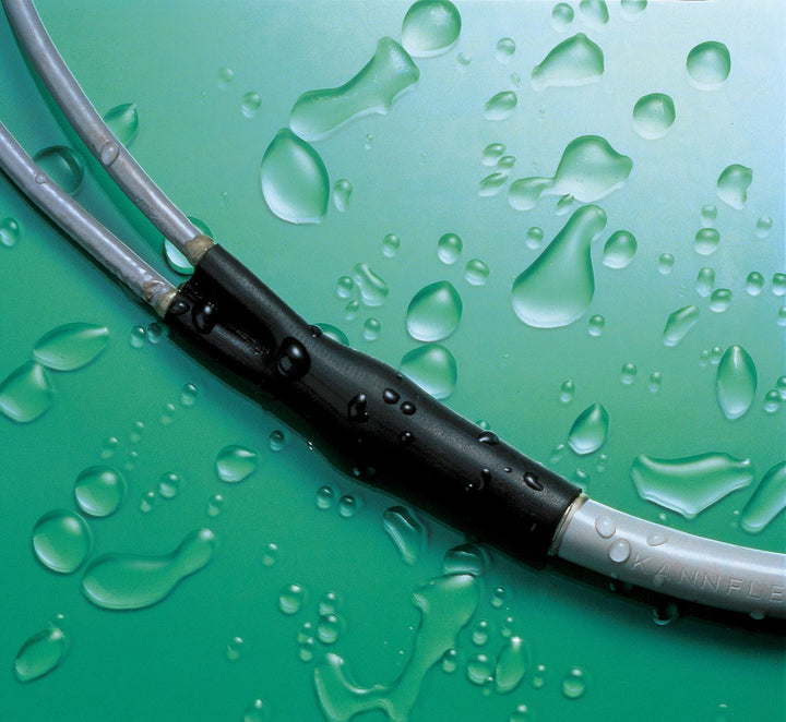 3M Thin-Wall Heat Shrink Tubing EPS-300 Adhesive-Lined 1/2-6"-Black 6 in