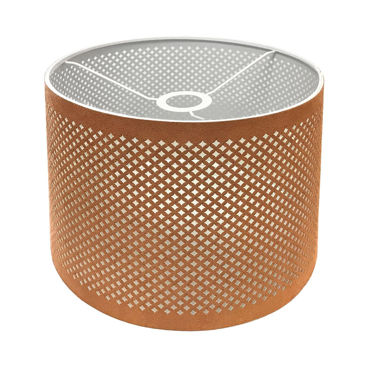 Do-it-yourself "Diy" Leather Stencil Design Uno Drop Hardback Lamp Shade Light - Diamond Home USA