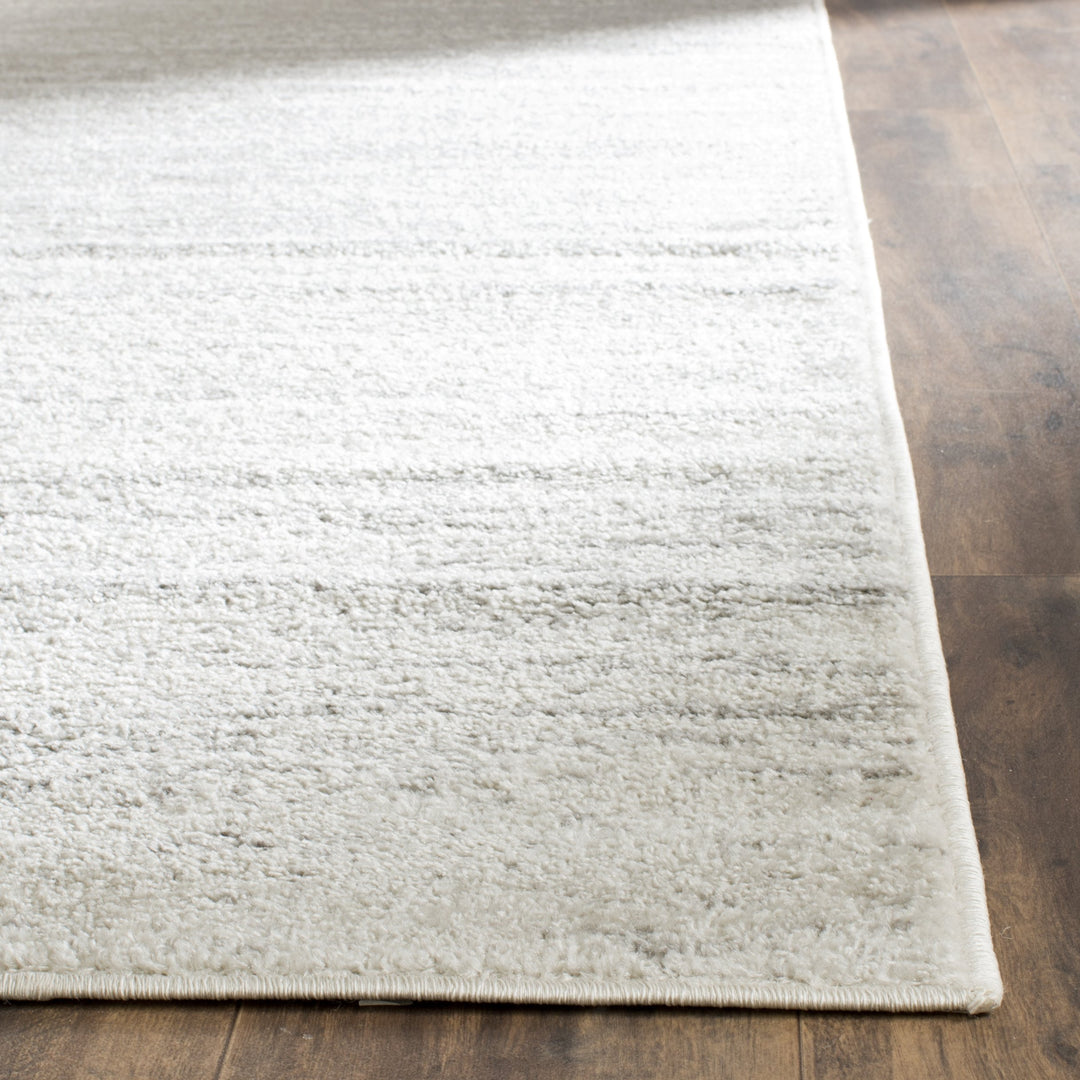 SAFAVIEH Adirondack Collection Runner Rug - 2'6" x 14' Ivory & Silver Modern - Diamond Home USA