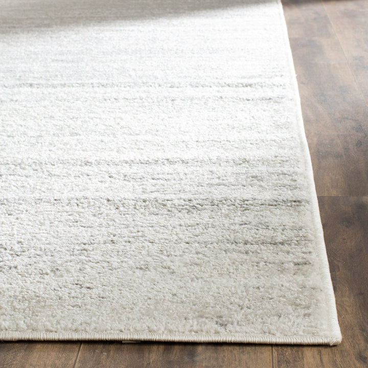 SAFAVIEH Adirondack Collection Runner Rug - 2'6" x 14' Ivory & Silver Modern - Diamond Home USA