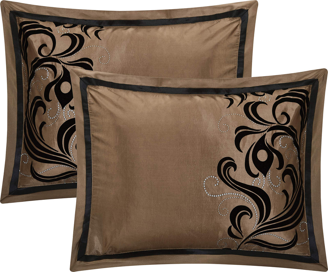 Stratford Park Floral 7-Piece Bedding Comforter Set Home Decoration