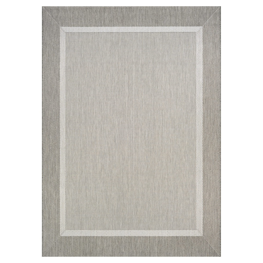 Couristan Recife Stria Texture Indoor/Outdoor Area Rug 7'6" x 10'9" 7'6" x 10'9" - Taupe