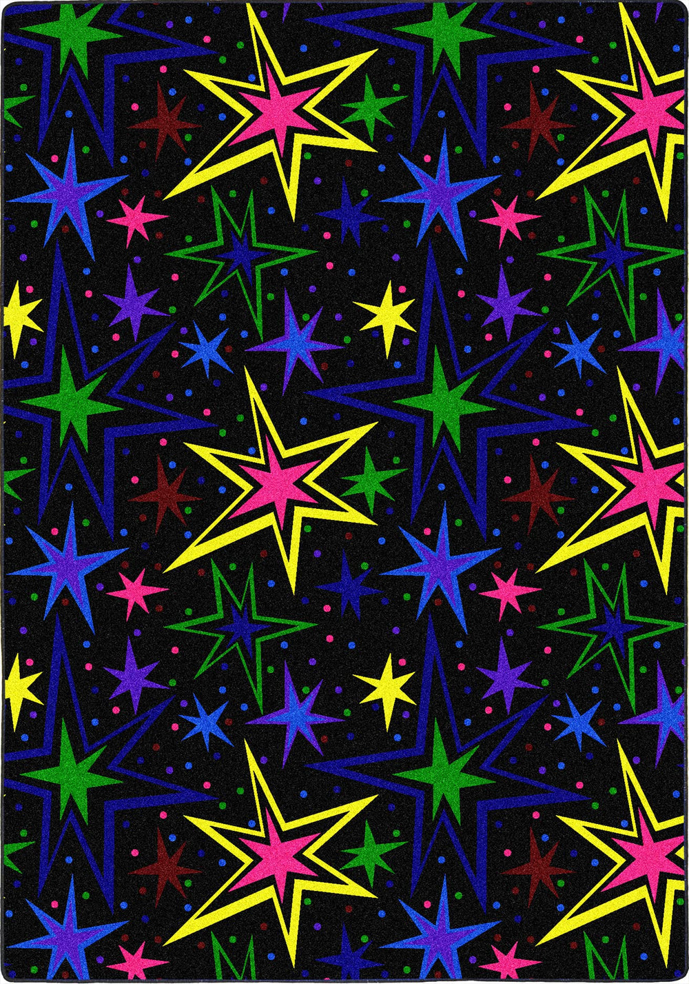 Joy Carpets Fluorescent Kapow Area Rug