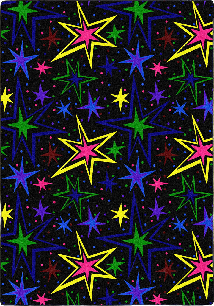 Joy Carpets Fluorescent Kapow Area Rug
