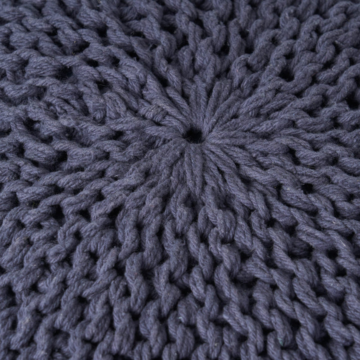 Christopher Knight Home Yuny Pouf Navy - Diamond Home USA