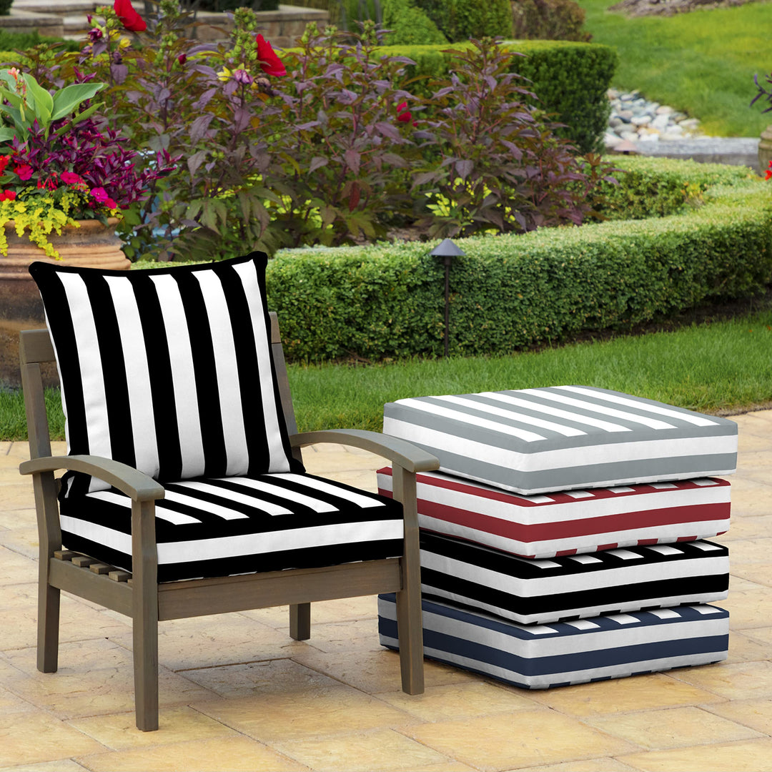Arden Selections Outdoor ep Seat Set 24 x 24 Water Repellent Fade Resistant - Diamond Home USA