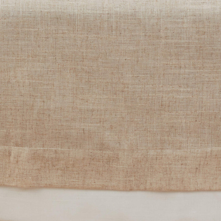 SARO LIFESTYLE 1982.N67B Moldura Collection Double Layer Tablecloth 67" x 67"x140" - Natural - Diamond Home USA