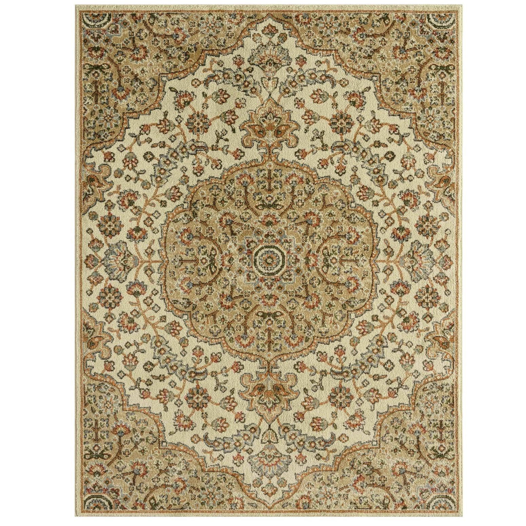 Home Dynamix Royalty Medallion Traditional Area Rug Beige/Ivory 7'8"x10'4" 7'8"x10'4" - Beige/Ivory