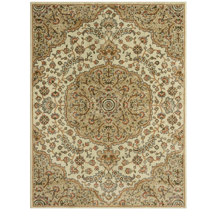 Home Dynamix Royalty Medallion Traditional Area Rug Beige/Ivory 7'8"x10'4" 7'8"x10'4" - Beige/Ivory