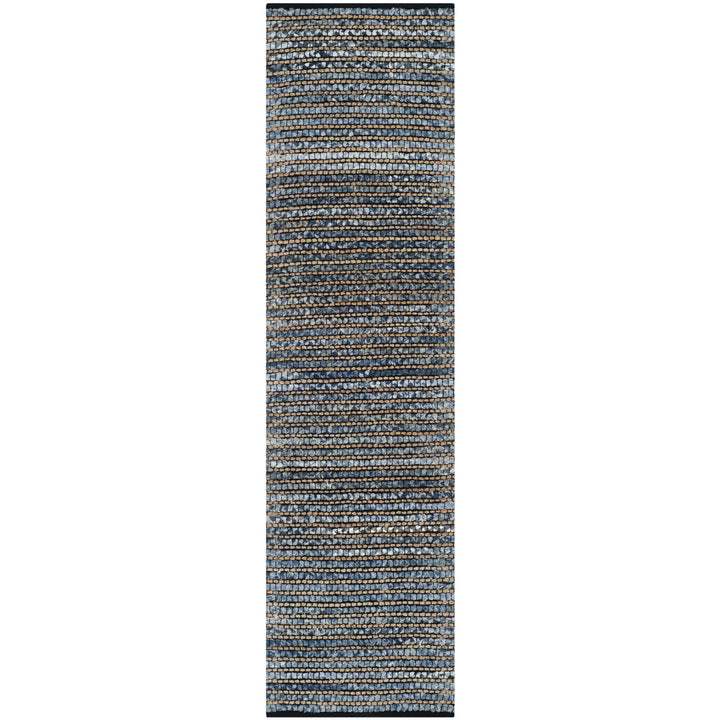 SAFAVIEH Cape Cod Collection Runner Rug - 2'3" x 8' Blue Handmade Flat Weave - Diamond Home USA