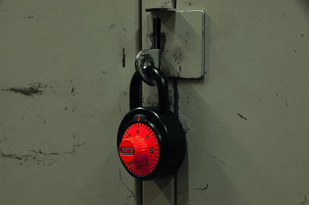 ABUS 78/50 KC 2-Inch Locker Dial Combination Padlock with Key Control Black - Diamond Home USA