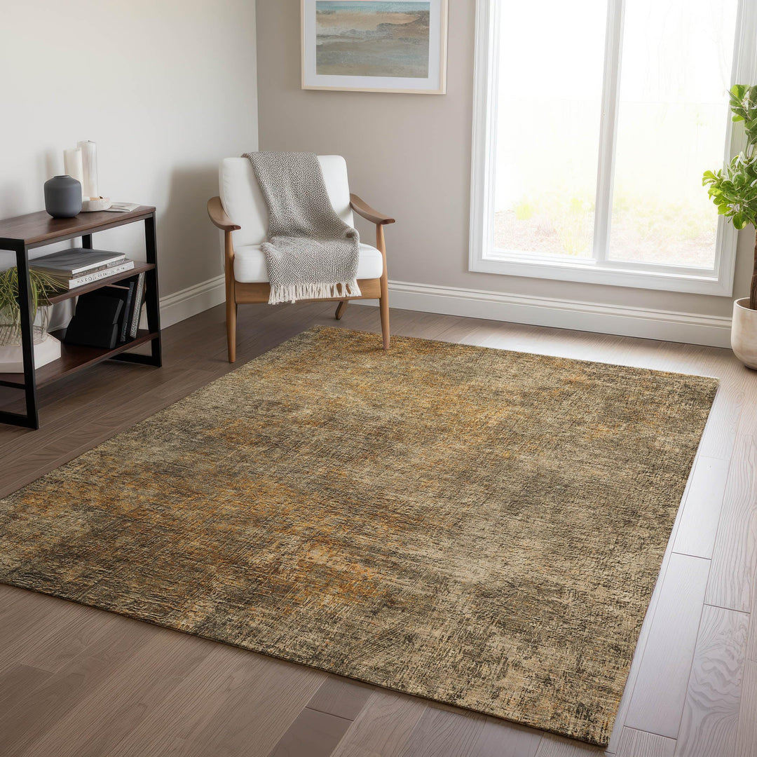Machine Washable Indoor/ Outdoor Chantille Watercolor Ombre Rug
