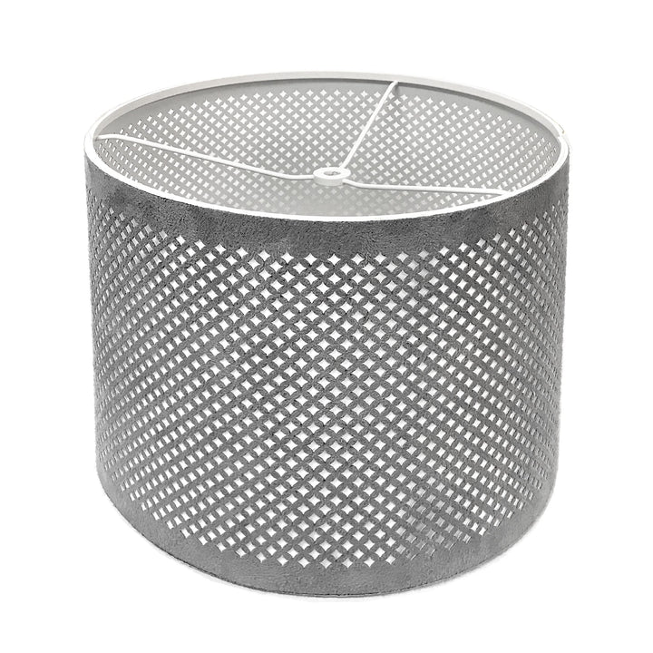 Do-it-yourself "Diy" Leather Stencil Design Hardback Lamp Shade ray 14" X 10" - Diamond Home USA